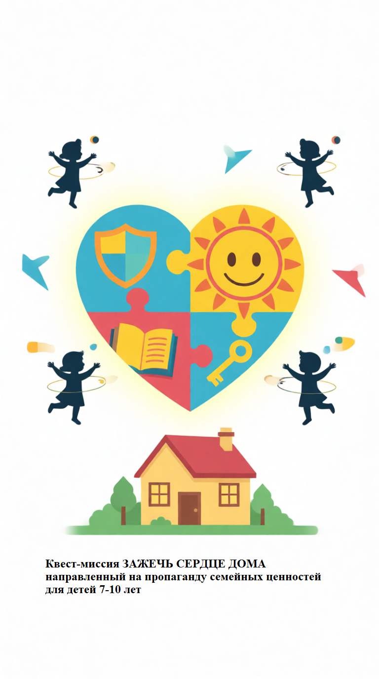 Конспект квеста о семейных ценностях «Миссия: Зажечь Сердце Дома» (7–10 лет) ФГОС