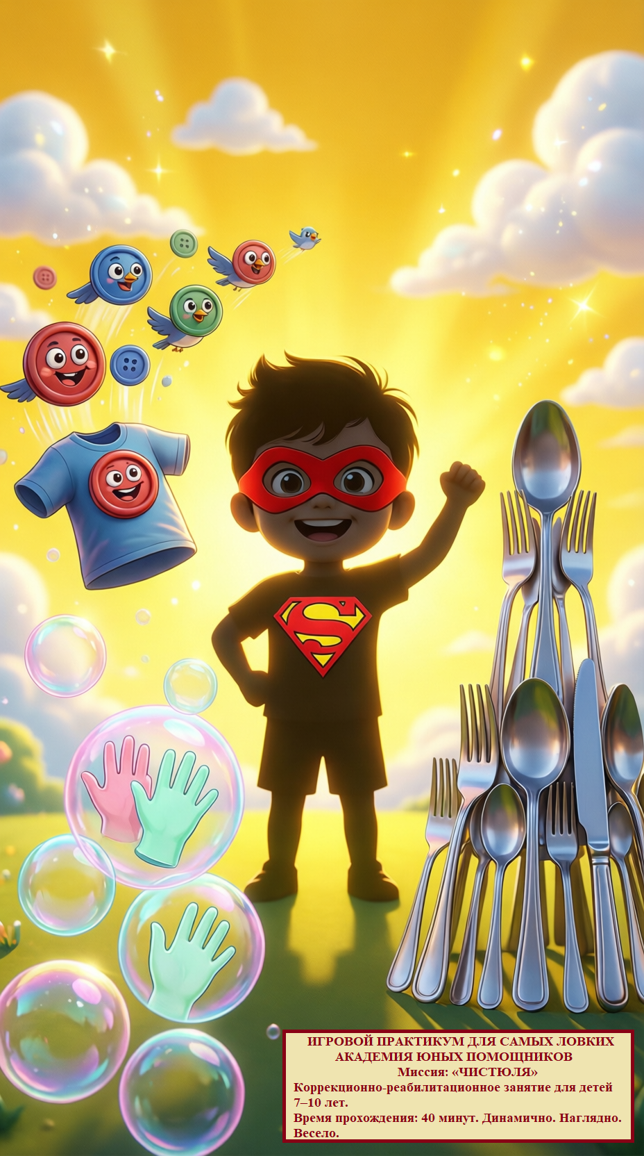 Конспект игрового практикума «Академия юных помощников Миссия «Чистюля»»
