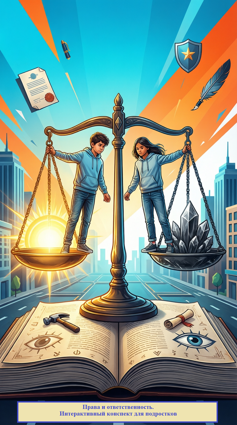Конспект мероприятия «Права и ответственность»: готовый сценарий для работы с подростками в СРЦН (10-14 лет)