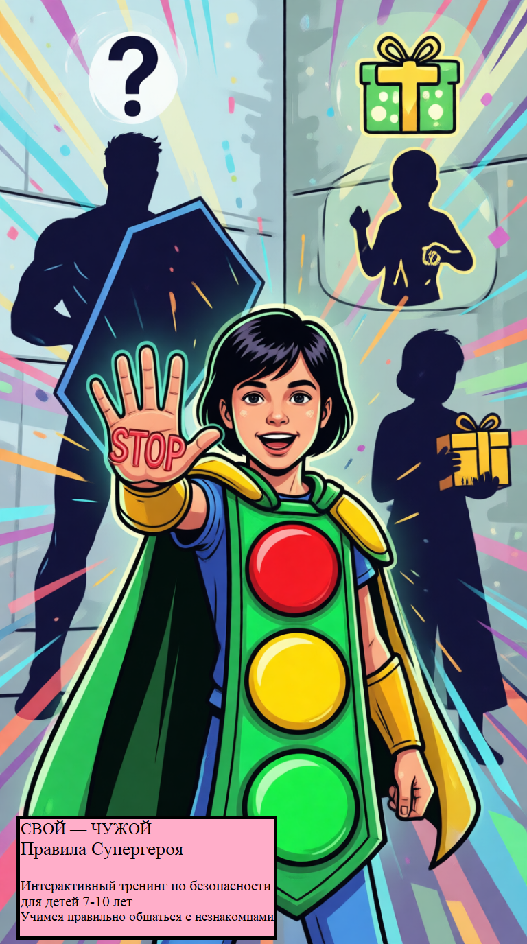 Конспект игрового тренинга по безопасности «Свой — Чужой: Правила Супергероя» (7–10 лет) ФГОС
