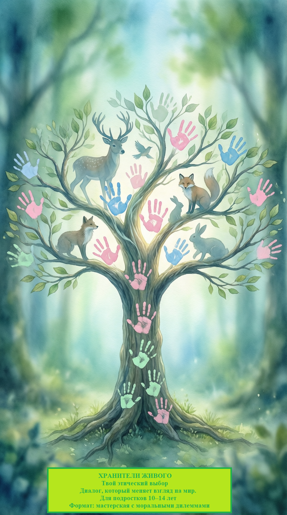 Конспект этической мастерской «Хранители Живого»: сценарий занятия по гуманности и эмпатии для подростков 10–14 лет (СРЦН)
