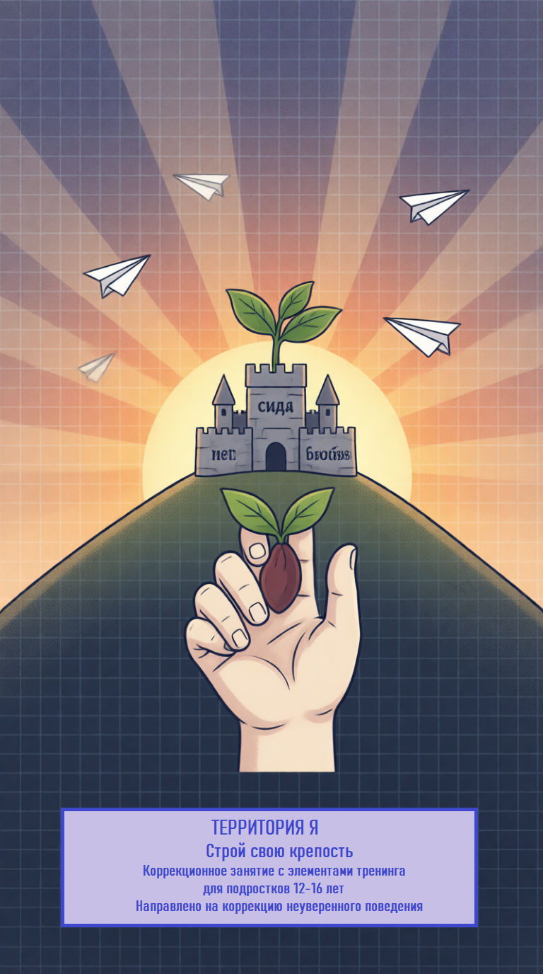 Конспект тренинга уверенности «Территория Я»: занятие по личным границам для подростков 12–16 лет (СРЦН)