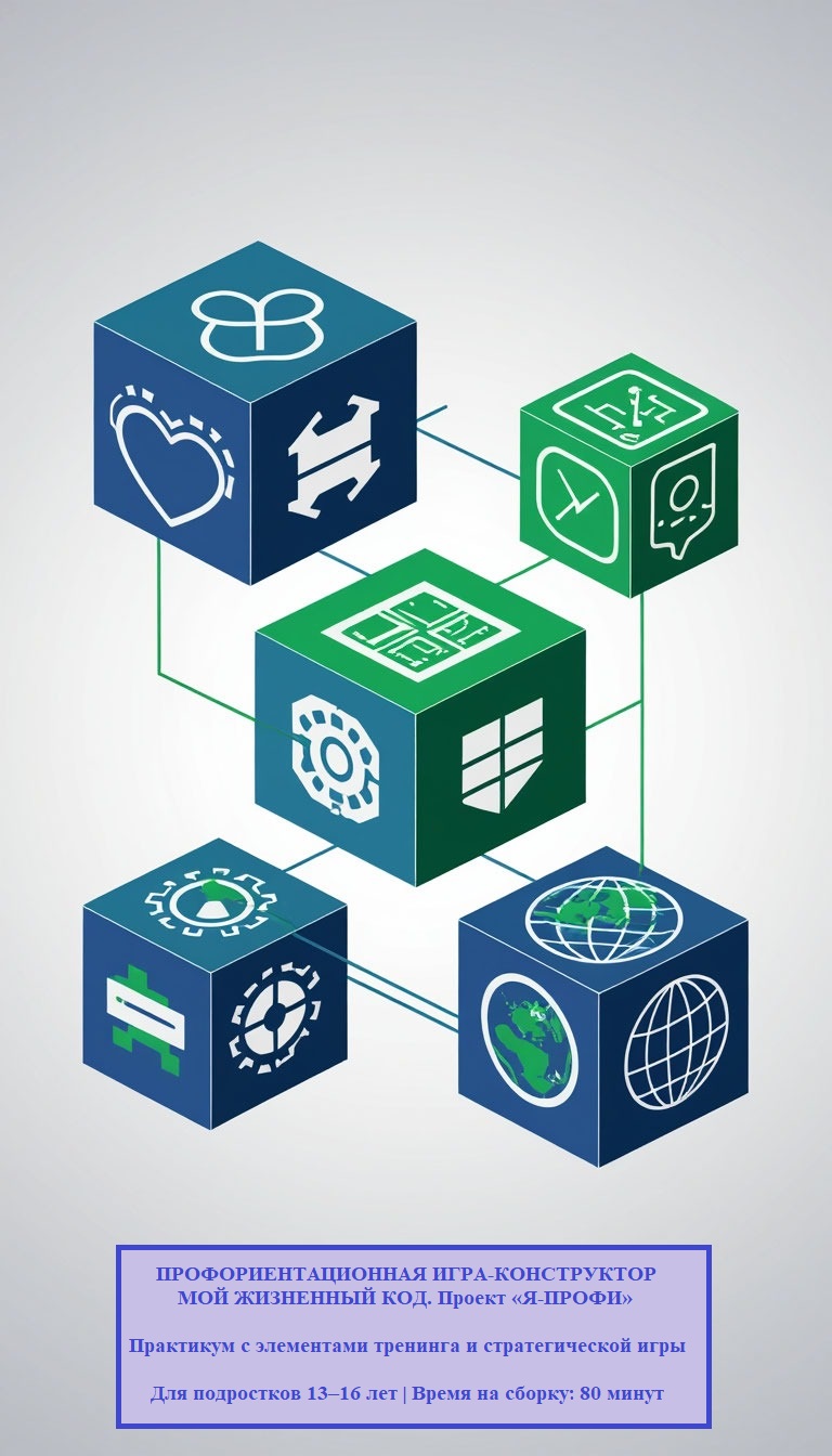 Конспект профориентационной игры-конструктора «Я-Профи»: сценарий занятия для подростков 13–16 лет
