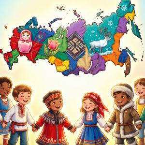 Конспект занятия по патриотическому воспитанию «Разноцветная Россия: все мы — её богатство» (7–10 лет, ФГОС, СРЦН)