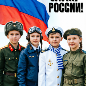 Конкурсно-развлекательная программа ко Дню защитника Отечества «Служу России»: парад военных профессий (7–16 лет, ФГОС, СРЦН)
