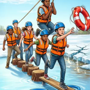 Сценарий спортивной игры Школа юных спасателей по правилам безопасности на весеннем льду