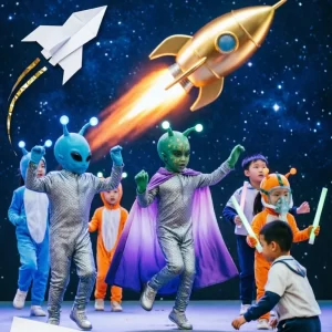 Проведение игрового фестиваля Звездный десант к Дню космонавтики в школе по ФГОС